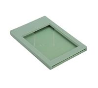 Cryfokt 3 Inch Mini Photo Rectangular Desktop Photo Frame, Reusable Support Frame for Living Room Decoration (Avocado Green)