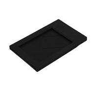 Cryfokt 3 Inch Mini Photo Rectangular Desktop Photo Frame, Reusable Support Frame for Living Room Decoration (Black)