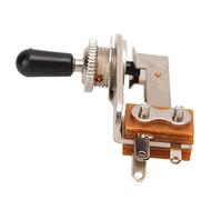 Cryfokt 3 Way L Shaped Toggle Switch for Electric Guitar Pickup Selector, Durable Metal, Easy Installation for Musicians, 1 Unit (Hat Shape)