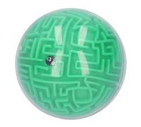 Cryfokt 3D Maze Ball Puzzle Game for Kids Compact Toy for Intellectual Development and Fun Playtime Gift Made of Non- Plastic 10cm (Green)