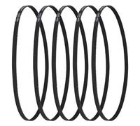 Cryfokt 3D Printer -6-400MM Rubber Closed Timing Belt with Precise Round Tooth Profile for High Performance, 5 Piece Synchronous Drive Belt for 3D Printing Machine Accessories