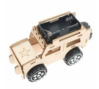 Cryfokt 3D Wooden Puzzle Model Car Kit Science Building Toy for Little Boys Above 5 Years, Safe Composite Wood, Exciting Activity