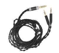 Cryfokt 4.4mm Silver Plated Headphone Cable for AH D600 D7200 D9200 D5200 3.9ft Enhanced Sound Quality for Meze 99 Classics Elear PVC