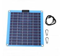 Cryfokt 40W Monocrystalline Solar Panel, High Efficiency Portable PV Module with Connecting Cable, Fastener, for Off Grid System RV Boat Car Camping Outdoor Charging 11 X 11.2in