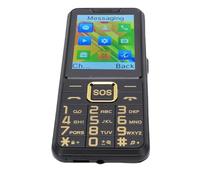 Cryfokt 4G Seniors Phone HD Display Convenient Emergency Lighting for Elderly Emergency Communication (Black)