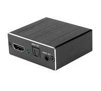 Cryfokt 4K X 2K Audio Splitter Efficient HD Sound Audio Separator for Professional Setup Sturdy Metal Design