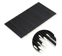 Cryfokt 50PCS Disposable Eyeliner Brush Set, Soft Fiber Eye Makeup Tool for Professional and Home Use, Non- Plastic Handle, Applicator