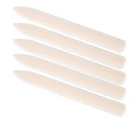 Cryfokt 5Pcs Durable Leather Craft Folder Set for Edge Trimming and Sewing Tool, Ideal for Card Making and Origami, Made of Plastic (Plastic)