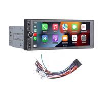 Cryfokt 6.86 Inch Car Stereo, Bluetooth 5.0 Car MP5 Player, GPS Navigation Steering Wheel Control Mirror Link Car Stereo for CarPlay Wireless, Android Auto