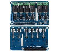 Cryfokt 6 Channel RPi Relay Module Expansion Board Durable Optocoupler for B+/2B/3B 5A AC/30V DC Remote Control Smart Homes PCB 3.62x2.28x1.18inch