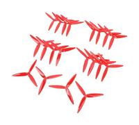Cryfokt 7040 3 Vane/Wing Propeller Set Efficient Flight Control for FPV Racing Drones Long-lasting Polycarbonate Material (Red)