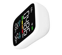 Cryfokt 8 in 1 Air Quality Monitor USB Charging Carbon Dioxide Humidity Detector for Intelligent Analysis, Built-in WIFI for Real-time Tracking