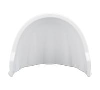 Cryfokt ABS Material Security Camera Sun Rain Cover Shield, Wide Compatibility, Unnoticeable Design for Hemispherical and Ball Head Surveillance Cameras (White)