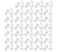 Cryfokt ABS Twisted Pin 100 Pcs Transparent Sofa Fixed Spiral Nail for Interior Decoration (100/box screw nails)