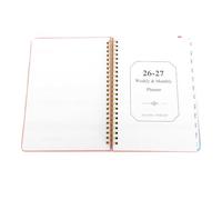 Cryfokt Academic Planner 2026-2027, Weekly Monthly with Tabs, Spiral