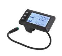 Cryfokt Accurate Speed Regulation Electric Bike Display Meter for Comfortable Rides Ideal for Electric Bike Riders ABS Material