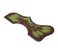 Cryfokt Acoustic Guitar Pickguard, 2mm Thickness Guitar Scratch Plate, Barley Pattern Pickguard with Easy Peel and Stick Installation for J200 and Similar Jumbo Body Guitars