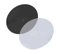 Cryfokt Acrylic Turntable Slipmat Upgraded Look and Effect for Modern Turntable Upgrade for Audiophiles 12in Transparent Slip Mat for All 12in Platters