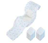 Cryfokt Activated Bamboo Charcoal Male Dog Belly Bands with Hook&loop Design 22 Pack for Dog Diapers Pet Disposable (M.18 tablets [bulk volume] bamboo charcoal)