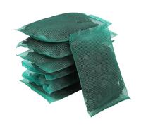 Cryfokt Activated Carbon Filter Media for Fish Tank Purification Efficient Odor Removal with 3 or 7 Net Bags Coconut Shell Charcoal (7 mesh bags)