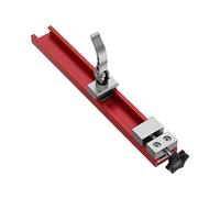 Cryfokt Adjustable Circular Saw Base, Aluminum Alloy Wood Cutting with Screw, 0-300mm Width, Circular Saw Rail Suitable for 4-6 Inch Machines