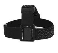 Cryfokt Adjustable Elastic Nylon Headband for Action Camera Mounting Hands-Free for Most People Black