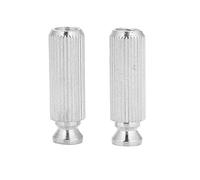 Cryfokt Adjustable Electric Guitar Tremolo Bridge Nails and Anchors for Floyd Rose, Durable Copper-Zinc Alloy, Set of 2, Replacement Parts for Electric Guitars, Gold Color (Silver)