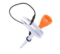 Cryfokt Adjustable Golf Tee with Alignment Line, 5 Height Levels 35 55mm, Premium Silicone Top for Club Protection, Lightweight Compact Design for Accurate Aim Training and Tournaments (Orange)