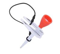 Cryfokt Adjustable Golf Tee with Alignment Line, 5 Height Levels 35 55mm, Premium Silicone Top for Club Protection, Lightweight Compact Design for Accurate Aim Training and Tournaments (Red)