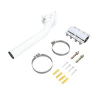 Cryfokt Adjustable Weather Resistant J Mount Kit for V2 Rectangular Dish, Strong Load Bearing Antenna Pole Mount for Outdoor Scenes