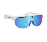Cryfokt AI Smart Glasses with Camera, 8MP HD Video Recording, Real Time Translation, Touch Control, Open Ear Audio, Recording Sunglasses with Replaceable Lenses, for Outdoor Activities (White Blue)