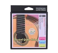 Cryfokt Alice AC136BK-H Guitar Strings, Hard Tension Nylon Strings Set, 6pcs for Classical Guitars, Offers Mellow Tone and Comfortable Feel