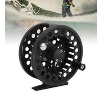 Cryfokt All Metal Fly Fishing Reel Die Casting Bearing 3/4 5/6 7/8 Gapless Wire Spool Lightweight Durable for Saltwater Freshwater Fishing Tackle (5/6)