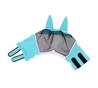 Cryfokt All Round Mesh Horse Fly Mask with Ears, Breathable Design with UV Protection for Horses, Soft and Comfortable Fit, 1 Unit (S)