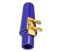 Cryfokt Alto Saxophone Mouthpiece Kit, Fine Craftsmanship for Superior Sound Quality, for Music Lovers, Metal Cork and Plastic (Purple)