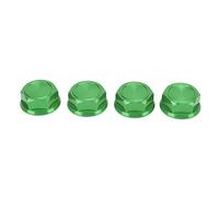 Cryfokt Aluminium Alloy Hex Wheel Nuts Adapter, 24mm Dust Lock Set for RC | Precision Fit Drive Shaft Hub Coupling, Anti-Dust Lock Nuts, with Tool-Free Installation for 24mm RC Colligator