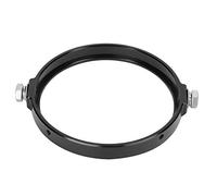 Cryfokt Aluminium Alloy Universal 5.75in Round Headlight Mounting Bracket Durable for Motorcycle and Car Conversion Accessories 180g (Black)