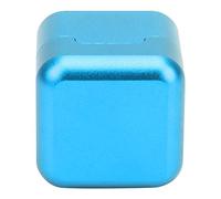 Cryfokt Aluminum Alloy Cue Tip Chalk Holder, Durable Chalk Carrier for Billiards Players, Portable Design for Snooker Practice, Compact Size 1.2in - 1 Unit (Blue)