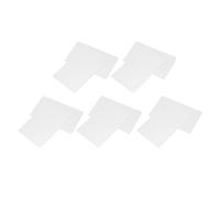 Cryfokt Aluminum Sturdy Metal Business Card Blanks for Elegant Display, 50 Sheets Heat Transfer DIY Craft Supplies (Pearl White)