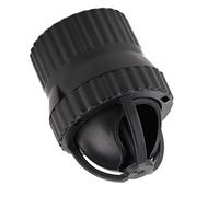 Cryfokt Aquarium Maker, Powerful 360 Degree Automatic Rotating Water Accelerator for Fish, Quick Disassembly, Black Plastic (32mm)