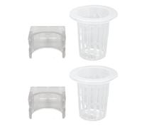 Cryfokt Aquarium Planter Cup, Secure Fast Spreading System Hang Adjustable Aquarium Plant Holder for Aquascape Decorations Beautiful