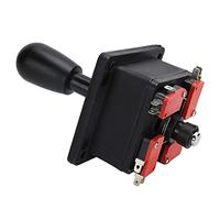 Cryfokt ArcadeGame DIY Kits, USB Encoder Joystick Accessories with Force Feedback, Plug and Play for WindowsPC Game, 0 Delay, Expandable for Multiplayer Gaming (Black)