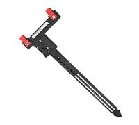 Cryfokt Archery T Ruler for Precise Bow Tuning and Nocking Point Confirmation Lightweight and Sturdy Plastic (Black)