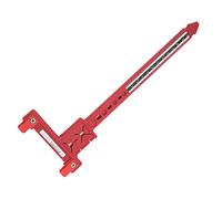 Cryfokt Archery T Ruler for Precise Bow Tuning and Nocking Point Confirmation Lightweight and Sturdy Plastic (Red)