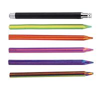 Cryfokt Artistic Mechanical Pencils with Color Refills, Smooth Operation, Portable and Easy-to-Use, Ideal for Coloring Books and Greeting Cards