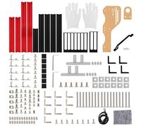 Cryfokt ATx M-ATx/ITX Overclocking Test Platform Chassis Aluminum Frame for DIY Enthusiasts Handle for PC Gaming and Graphic Designers (Red)