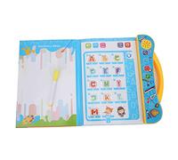 Cryfokt Audible Electronic Learning Book with Vivid Sounds and Pictures for Children Reading, Cognitive Study Toys for Kids Above 3 Years Old, Yellow Plastic Material (Yellow)