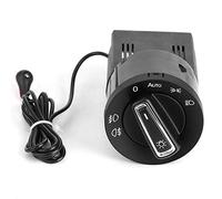 Cryfokt Auto Headlight Fog Lamp Control forVolkswagen VWPolo 9N 9N3 6RGolf 4 JettaMK4 PassatB5 B5.5, Headlamp Light Sensor Switch Replacement, Switch Light Sensor Module Fit