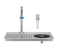Cryfokt Automatic Cup Washer with Hex Holder, Multi-Angle Water Outlet Cleaning Head for Bar, Coffee Shop, Restaurant, Hotel