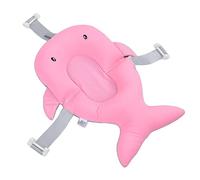 Cryfokt Baby Bath Cushion Comfortable Design Quick Drainage for Infants 0-6 Months Mesh Cloth 1 Unit (Pink)